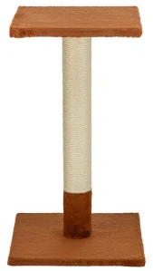 TRIXIE Škrabací sloupek BEANA, 69 cm, králičí plyš, rezavá