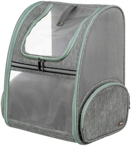 TRIXIE Transportní batoh CHLOE, 39 x 43 x 27 cm, do 8 kg, světlešedá