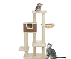 TRIXIE Škrabadlo BERTHOLO, 78 x 45 cm /165 cm, krémová/hnědá