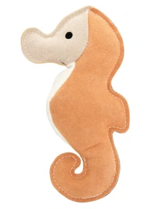Mořský koník, 23 cm, jutový robustní aport, HIPHOP DOG, krémová/hořčicová