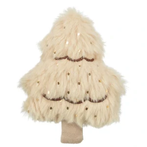TRIXIE Vánoční stromek s catnipem, 10.5 cm, plyš, béžová/zlatá