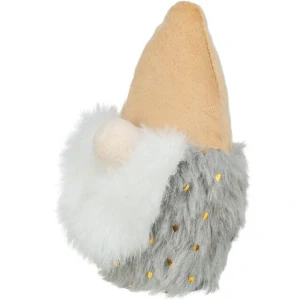 TRIXIE Vánoční skřítek s catnipem, 10 cm, plyš, béžová/šedá/bílá