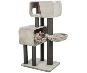 TRIXIE Škrabadlo RAFAEL XXL, 2 x jeskyně, hamaka, 156 cm, šedá