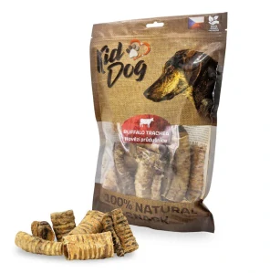 KIDDOG 100% Natural Snack, hovězí trachea 4-8 cm / 300 g