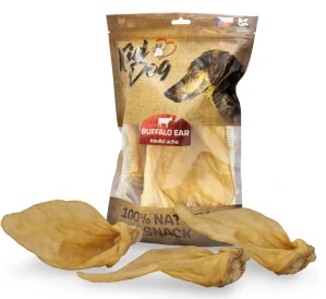 KIDDOG 100% Natural Snack, hovězí ucho přírodní 5 ks / 250 g