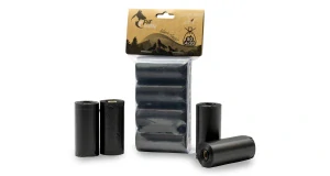 PetBuddy sáčky na exkrementy KLASIK 4 role/ á 20 sáčků, černé bez potisku