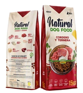 Natural DOG FOOD Lamb & Beef 15kg