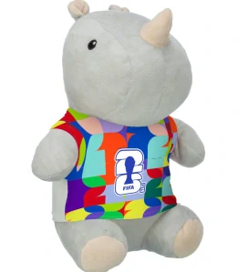 TRIXIE FIFA 2026 nosorožec RAYMOND, 27 cm, šedý - LIMITOVANÁ NABÍDKA