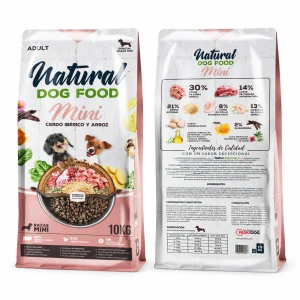 NATURAL DOG FOOD Mini Adult Iberian Pork and Rice 10 kg