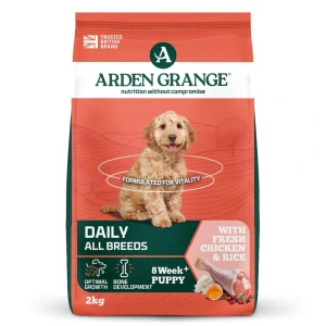 Arden Grange Dog Puppy/Junior rich in fresh Chick.2kg