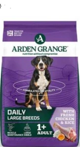 Arden Grange Dog Adult Large Breed fresh Chic&Rice12kg