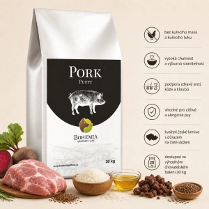 BOHEMIA BREEDERS Puppy Pork 20kg