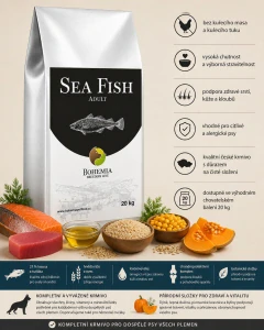 BOHEMIA BREEDERS Adult Sea Fish 20kg