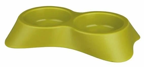 TRIXIE Plastová dvojmiska pro kočku 2 x 0,2 l/9 cm /vhodná k víčku 24433/ - DOPRODEJ