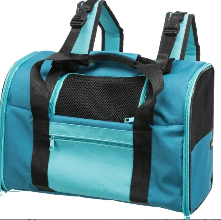 TRIXIE Transportní batoh/taška CONNOR, 42 x 29 x 21cm, petrolejová (max. 8kg)