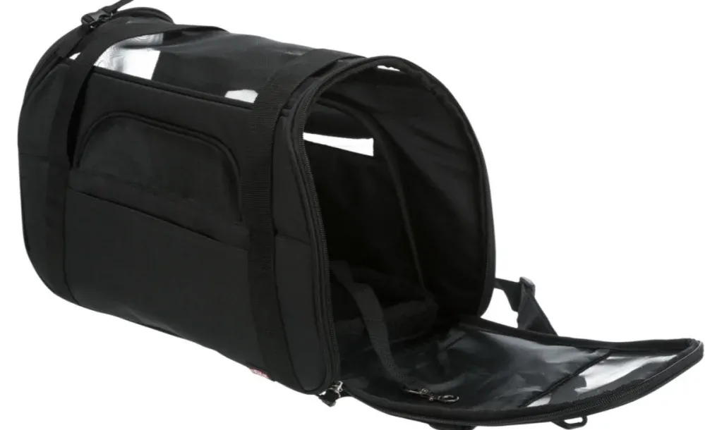 TRIXIE Transportní taška MADISON, 19 x 28 x 42cm, černá (max. 5kg)