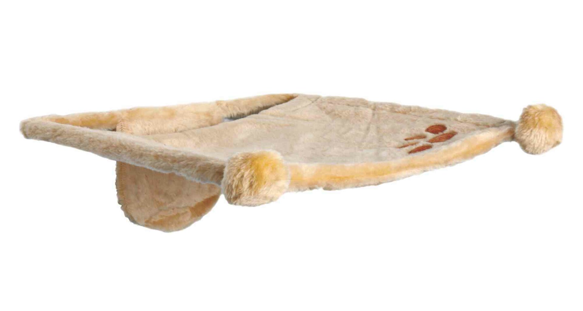 TRIXIE Plyšové lehátko s upevněním do zdi 42x41x15cm,  - béžové