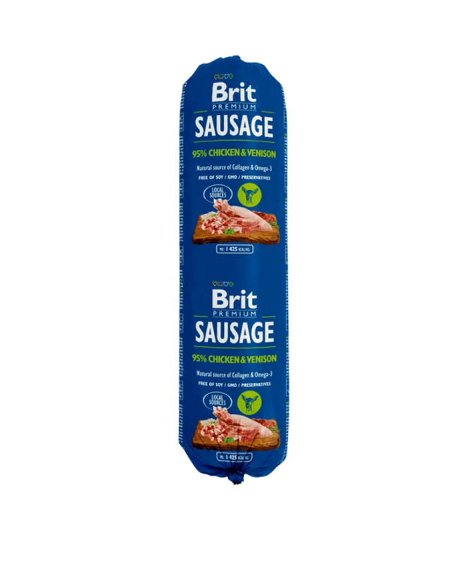 Brit Sausage Chicken & Venison 800g