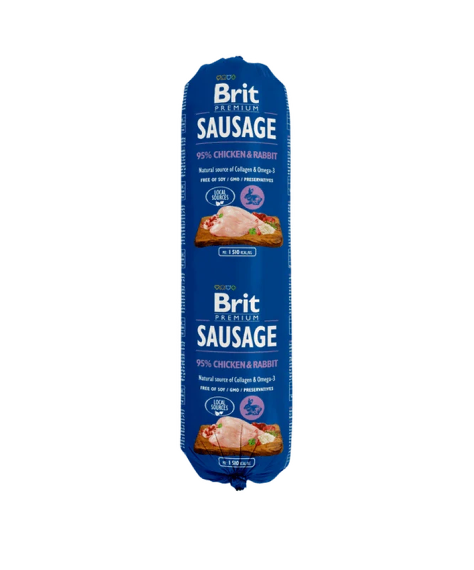 Brit Sausage Chicken & Rabbit 800g