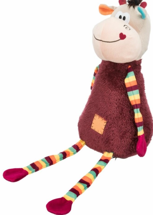 TRIXIE COW, plyšová kráva se zvukem dlouhonohá, 53 cm - DOPRODEJ