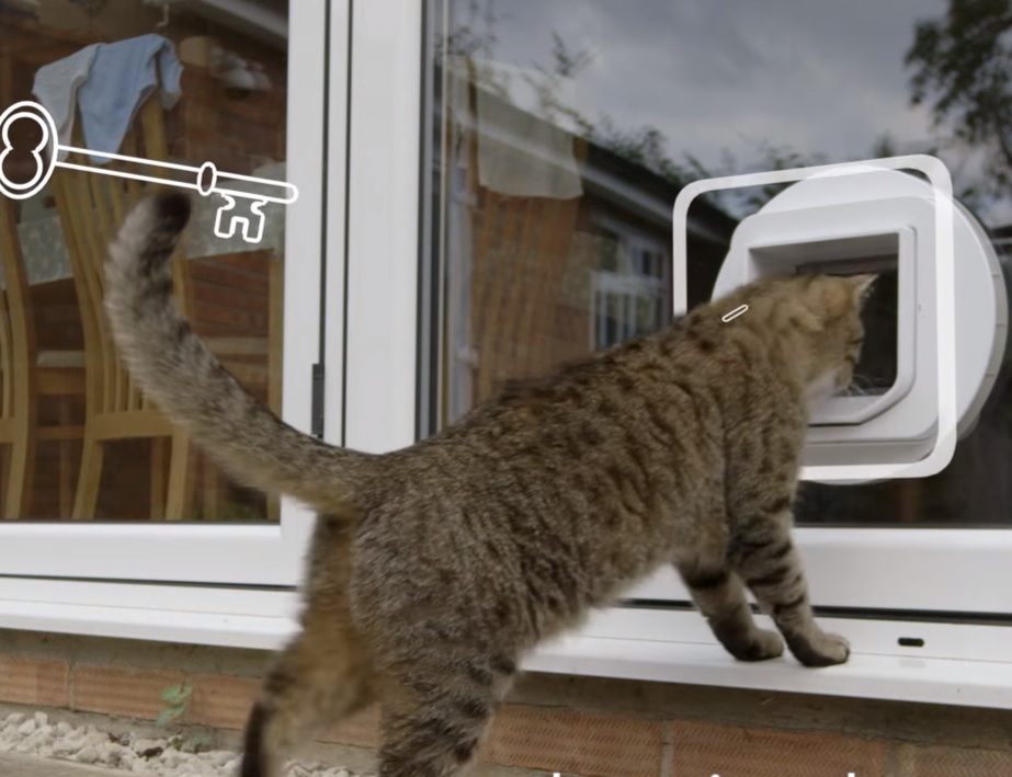 TRIXIE SureFlap 4-cestná dvířka na mikročip 21 x 21 cm - bílé (RP 2,90 Kč)