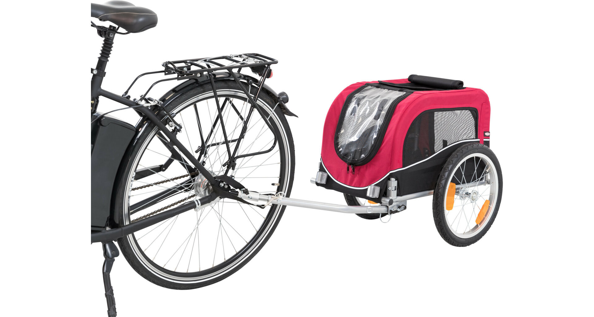 TRIXIE Vozík pro psa za jízdní kolo M 63 x 68 x 75/137 cm, nosnost max. 22 kg
