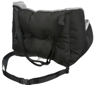 TRIXIE Autosedačka/cestovní pelech pro psy, 50 x 40 x 50 cm, černá/šedá