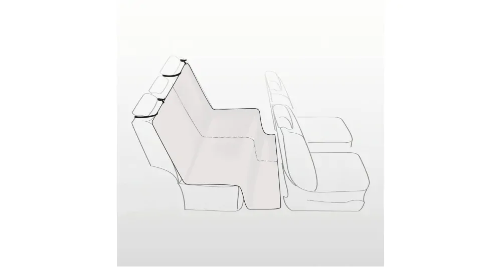 TRIXIE Autopotah na zadní sedadla béžový 1,40 x 1,20 m