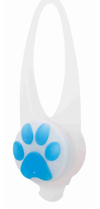 TRIXIE Flasher blikačka pro psy 2,4 cm / 8 cm bílá/barevná tlapka (RP 2,10 Kč)