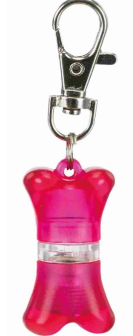 TRIXIE Blikací přívěsek pro psy kost 2x4cm  (RP 2,10 Kč)
