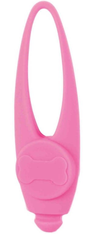 TRIXIE Blikací svítítko na obojek pro psy, silikonové,barevné 8cm (RP 2,10 Kč)