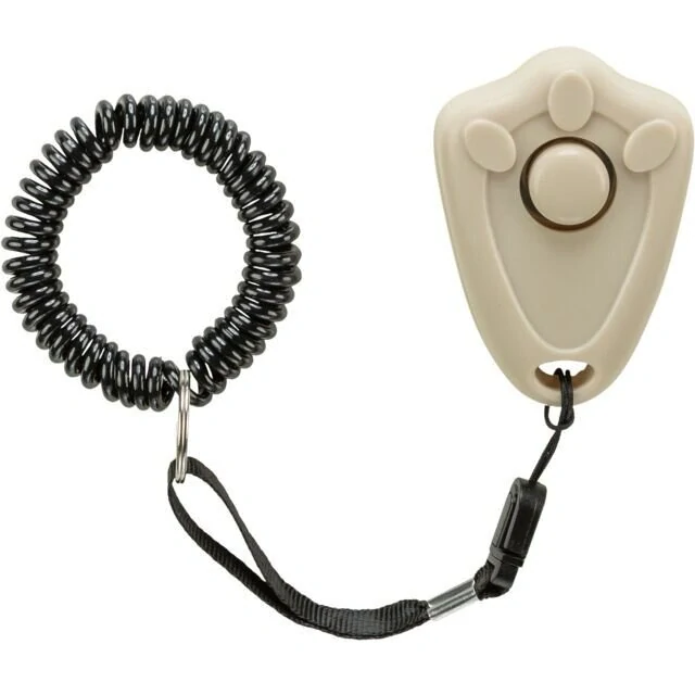 TRIXIE Clicker s tlačítkem výcviková pomůcka s poutkem