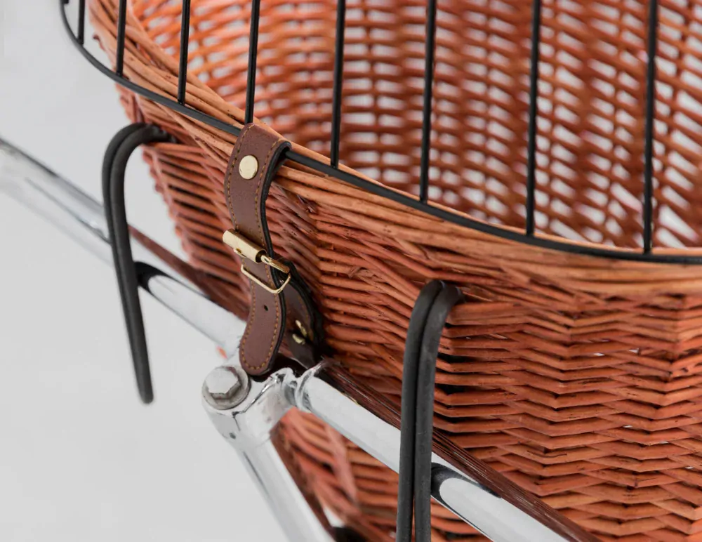 TRIXIE Přepravní koš na kolo s drátěnou kabinou 44x48x33cm, bez polštáře (max. 5 kg)