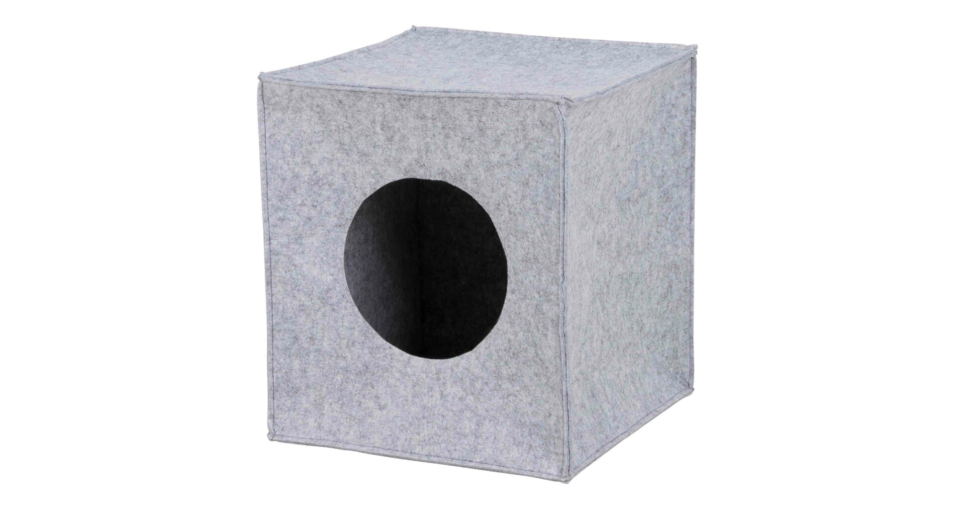 TRIXIE ANTON filcová krabice/jeskyně pro kočku, vhodné do IKEA regálu 33cm šedá