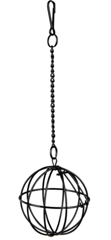 TRIXIE Kovový závěsný míč na potravu 8cm