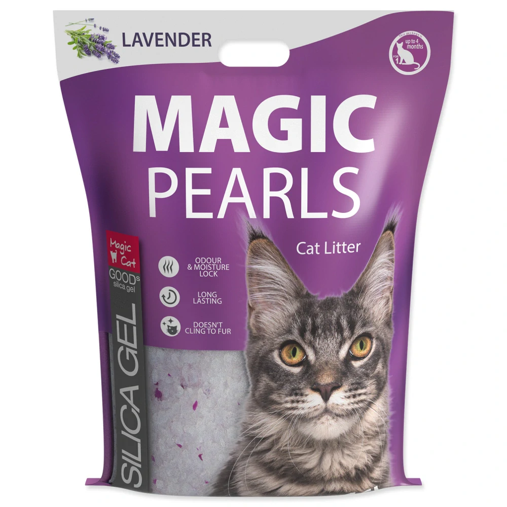 Magic Pearls Lavender kočkolit s vůní levandule 16l