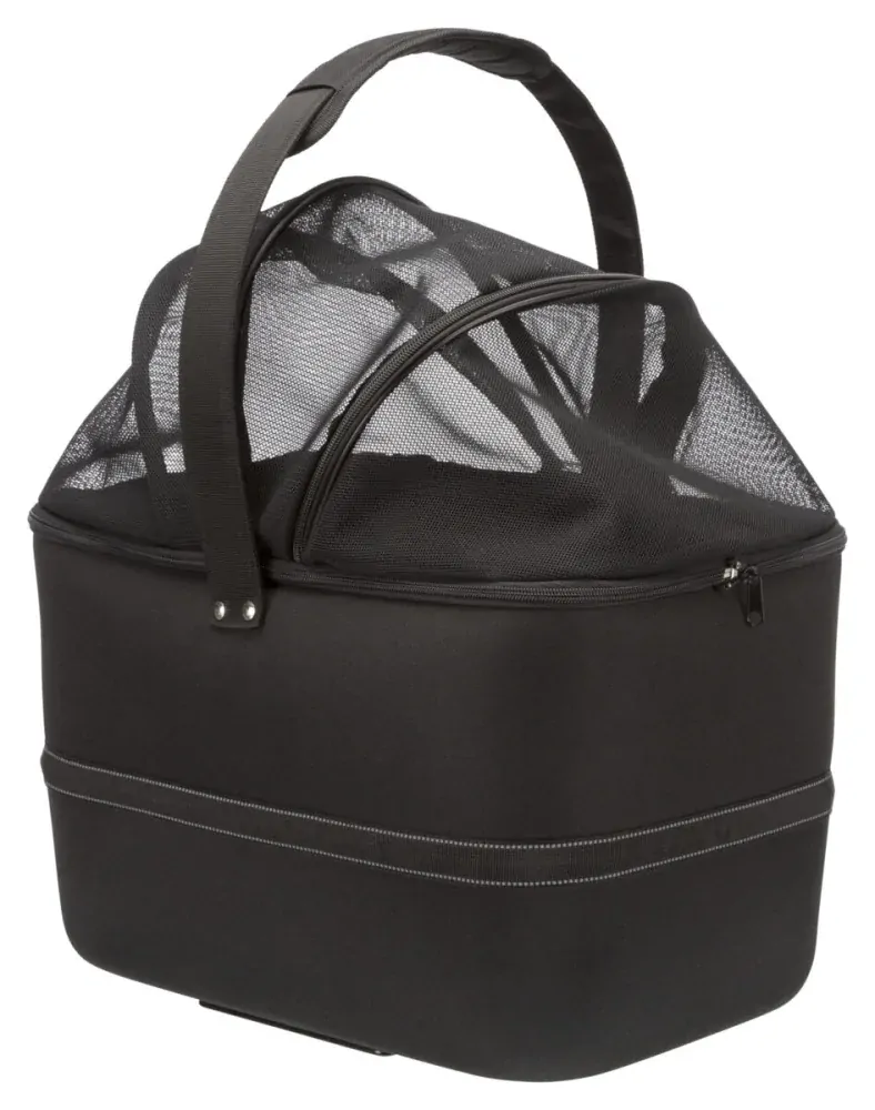 TRIXIE Přepravka na kolo se síť.střechou, up.na řidítka 41x47x29 cm (max. 6kg)