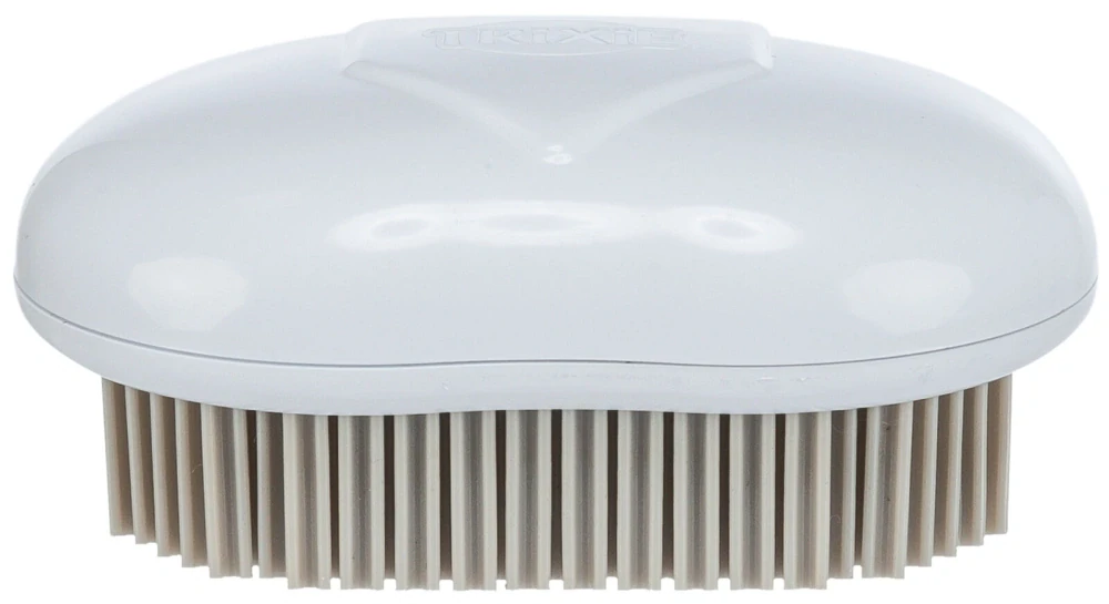 TRIXIE Kartáč na textil s gumovými štětinami, 7 x 10 cm, TPR/plast
