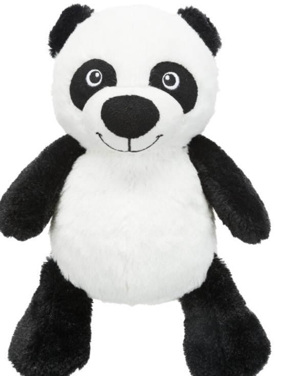 TRIXIE Panda, plyšová hračka pro psy, se zvukem, 26cm