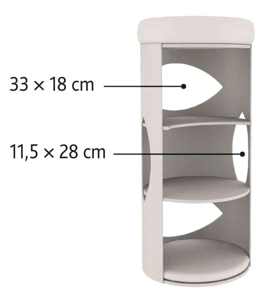 TRIXIE Škrábací válec pro kočky TOWER GRACIA béžový 38 cm/85 cm