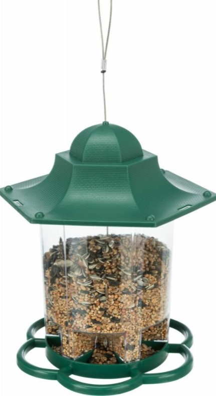 TRIXIE Zahradní závěsné automatické krmítko 6 otvorů 300ml/17cm