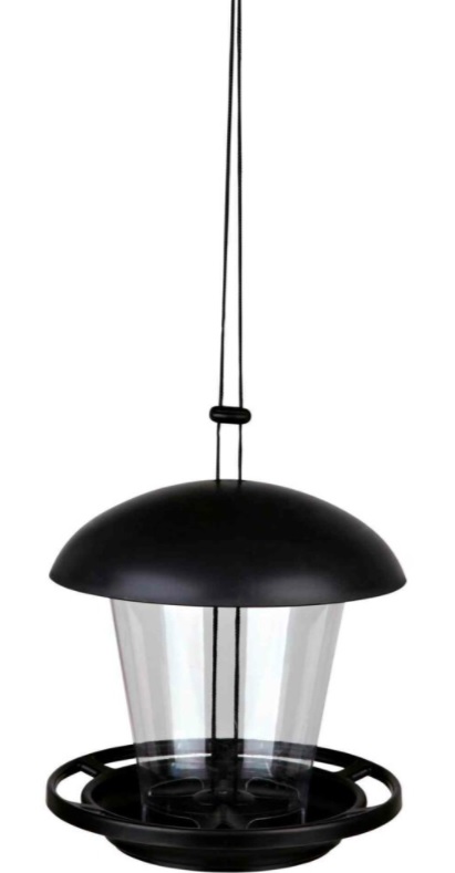 TRIXIE Zahradní závěsné plast. krmítko tubus se stříškou 900ml/17cm