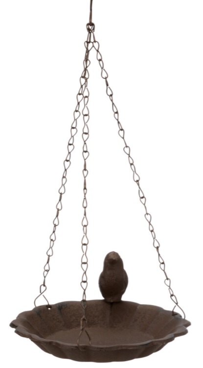 TRIXIE Závěsná miska na vodu, lité železo, 250 ml / 16 cm, hnědá