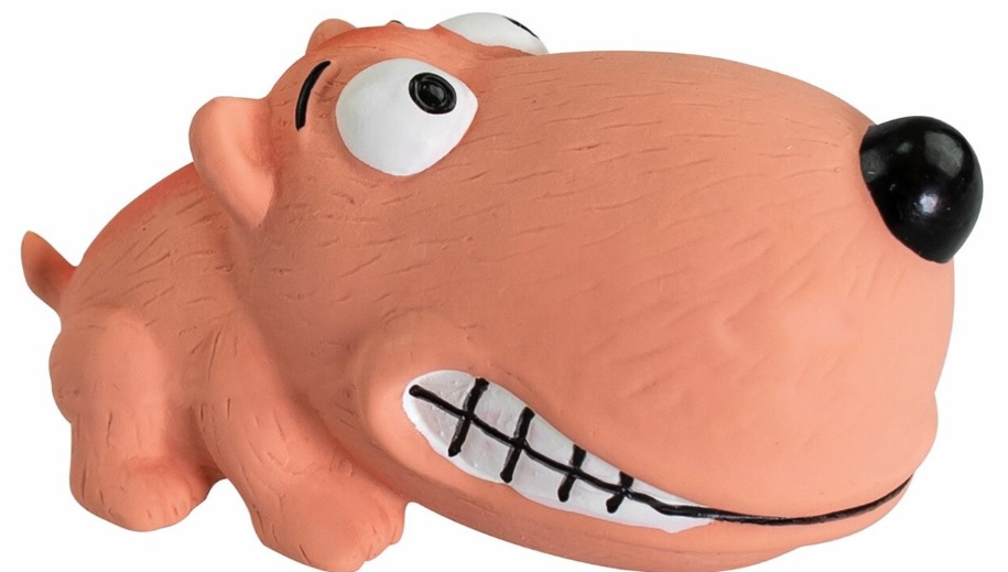 Mini pejsek BigHead 9 cm, se zvukem, latex,  HipHop