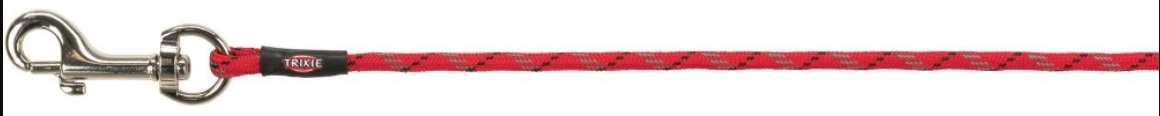 TRIXIE JUNIOR stopovací vodítko pro štěňata, XXS-XS: 4m/ø 4 mm, červená