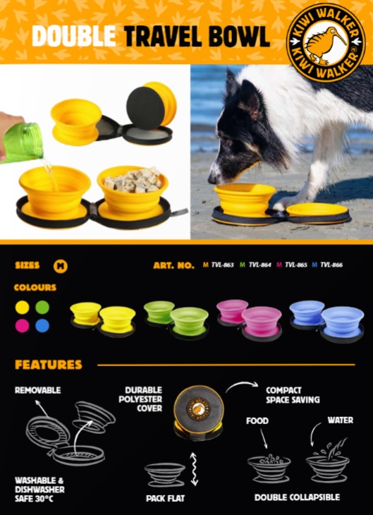 Cestovní dvojmiska zelená 700ml KW