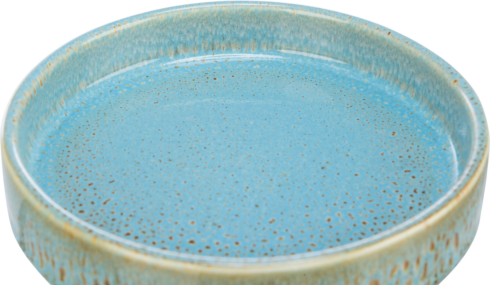 TRIXIE Keramická miska s nízkým okrajem 0,25 l/ 15 cm, tyrkysová