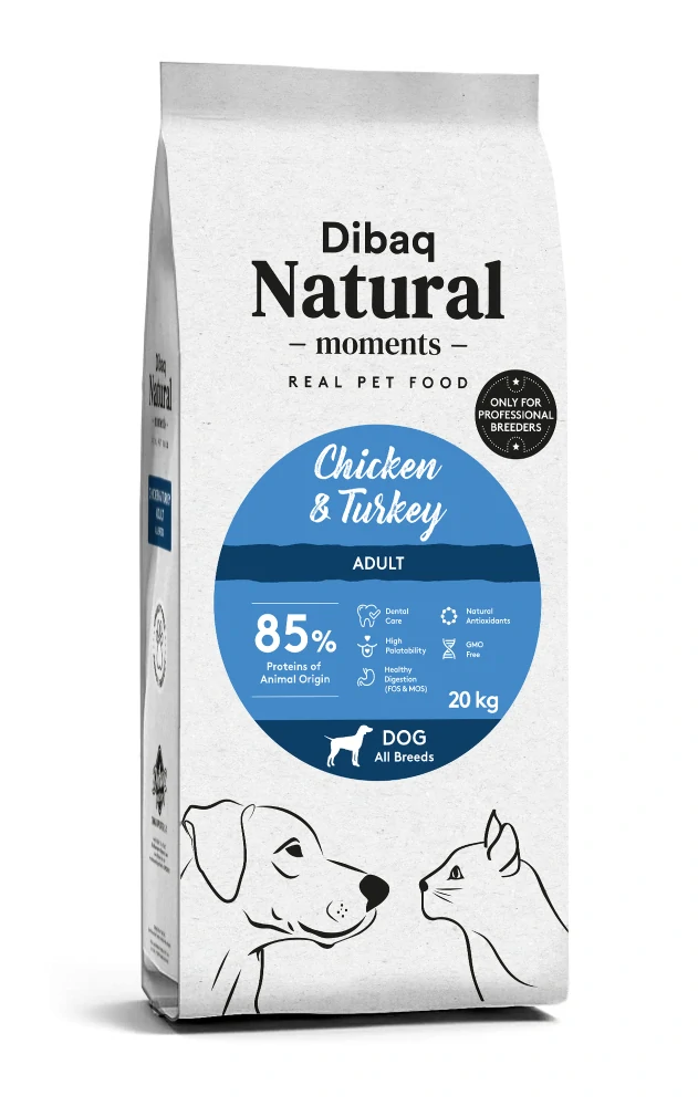 DIBAQ NATURAL BREEDER DOG Chicken&Turkey 20kg