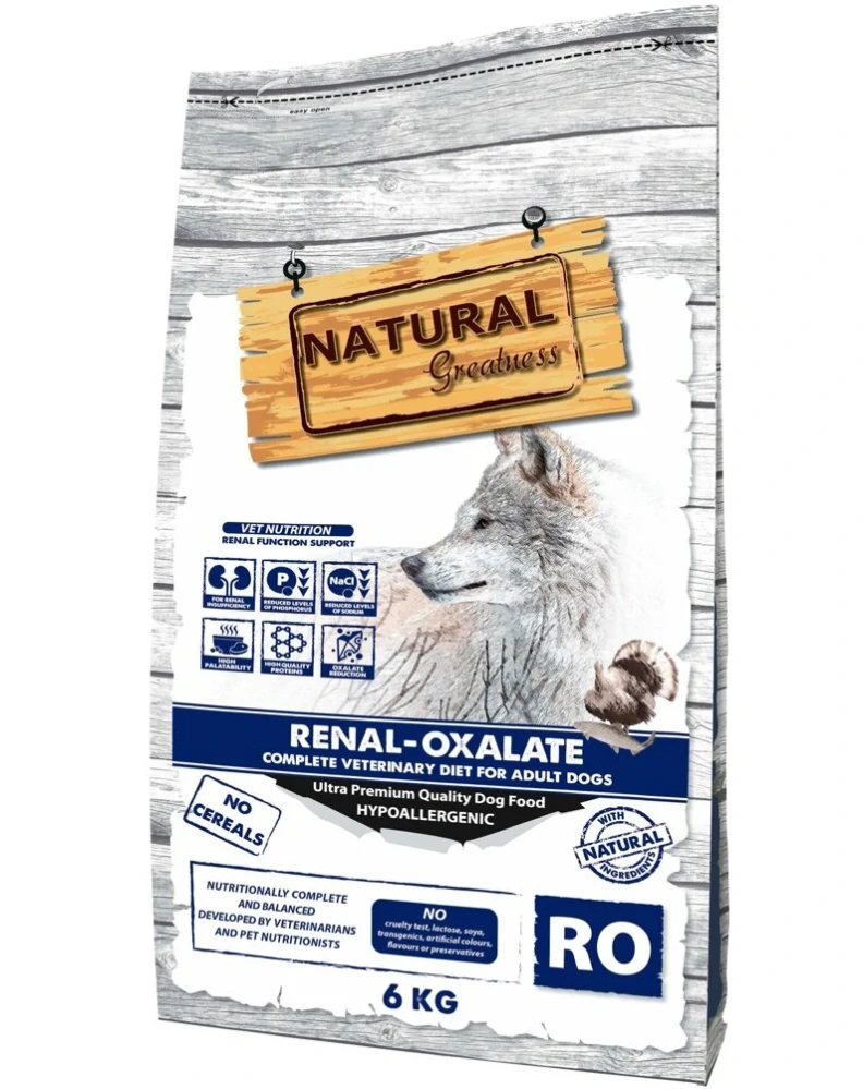 Natural Greatness RENAL - OXALATE veterinární dieta pro psy 2 kg