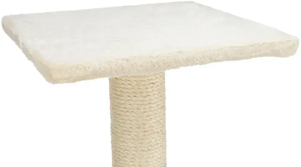 TRIXIE Škrabací sloupek BEANA s odpočívadlem, 9 cm / 69 cm, sisal/plyš, béžová